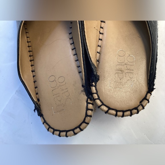 Fraco Sarto crisscross platform wedge heel sandals.  Size 6 M - Picture 8 of 9